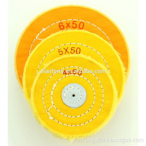 4'/5'/6' Inch Rough yellow Cloth Wheel, dental lab supplies
